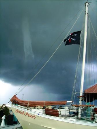 Amazing waterspout