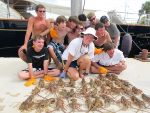 Motley crew of lobster slayers!