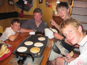 Would you trust your pancakes from this crowd?